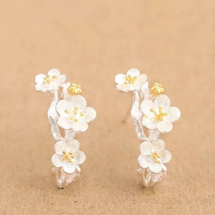 Floral Stud Earrings