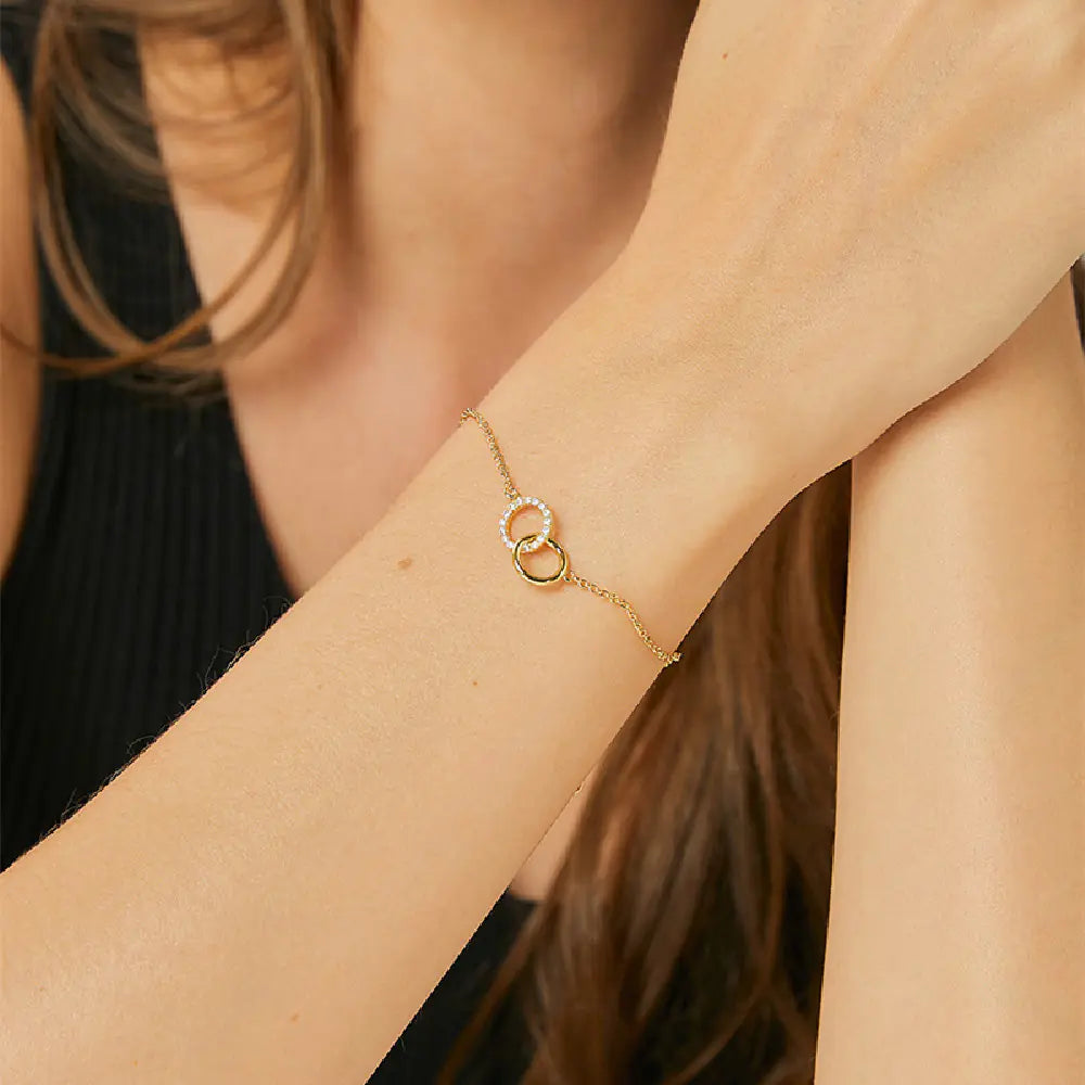 Bonded Circles Bracelet