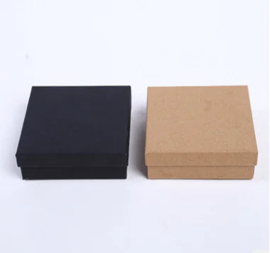 Vintage Leather Paper Earring or Ring Box